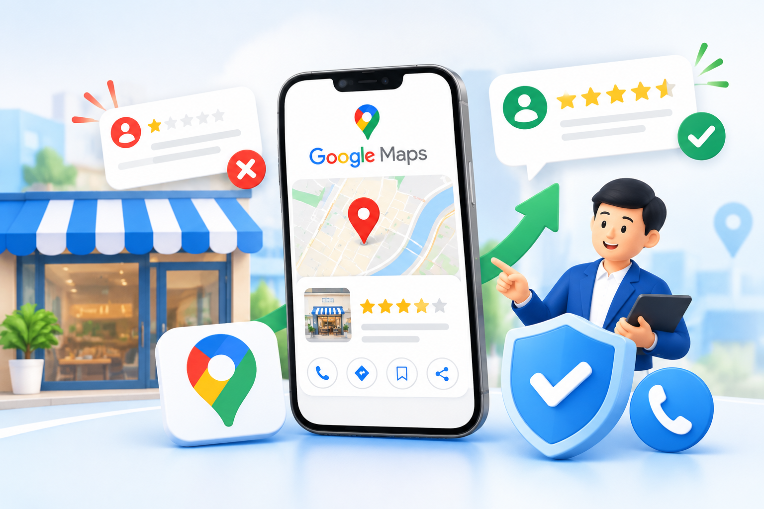 Hướng dẫn cách gỡ đánh giá 1 sao trên google maps nhanh chóng, hiệu quả nhất